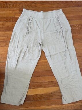 Abercrombie Linen Pants, size XL, khaki